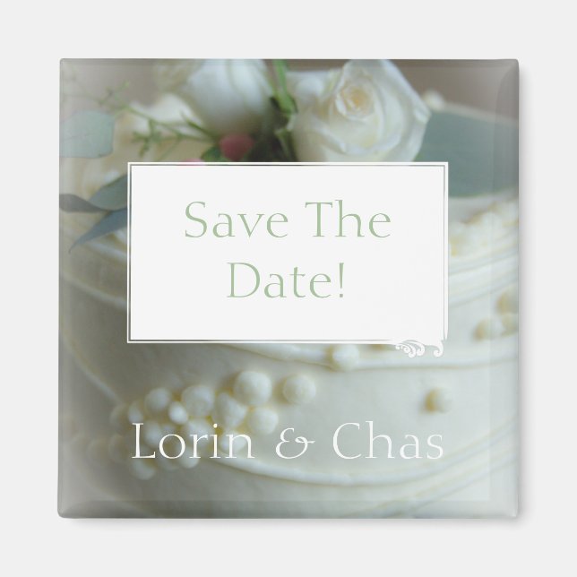 Imán Boda Cake (Frente)