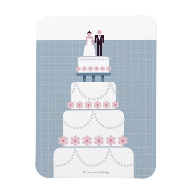 Imán Boda Cake (Vertical)