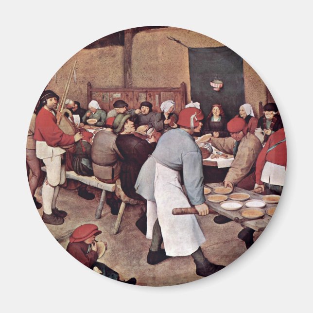 Imán Boda Campesina De Bruegel D. Ä. Pieter (Frente)