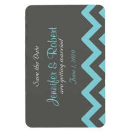 Imán Boda de Chevron y carbón vegetal Aqua Ahorra la Fe