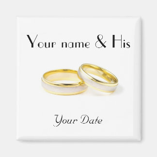 Imán Boda de dos anillos