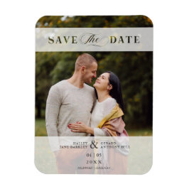 Imán Boda de guiones de fotos con efecto de efecto de r