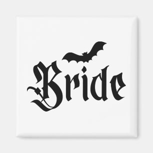 Imán Boda de Halloween Spooky Bride Groom Couple Matchi