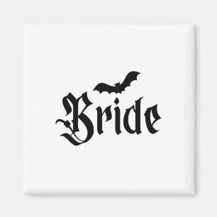 Imán Boda de Halloween Spooky Bride Groom Couple Matchi