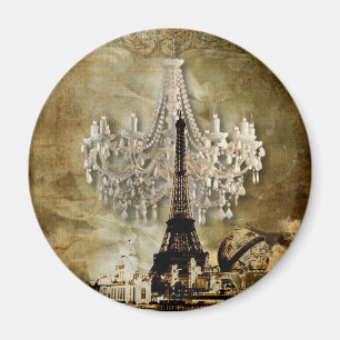 Imán boda de la lámpara de araña vintage de vapor rústi