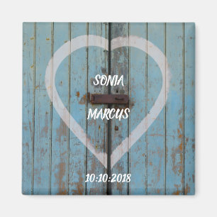 Imán Boda de la puerta de Barn Rústico