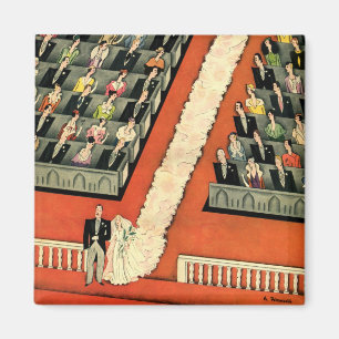 Imán Boda de la Vintage, Novia Art Deco y Nueva Madruga