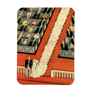 Imán Boda de la Vintage, Novia Art Deco y Nueva Madruga