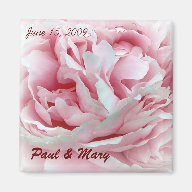 imán Boda de personalizable (Frente)