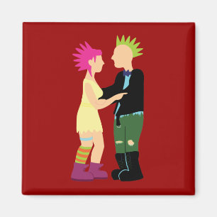 Imán Boda de punk