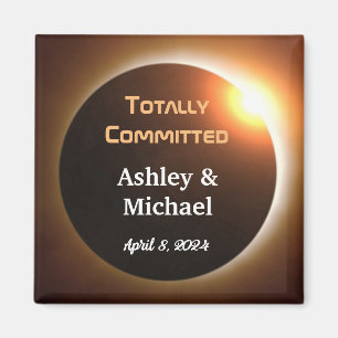 Imán Boda del tema del eclipse completamente comprometi