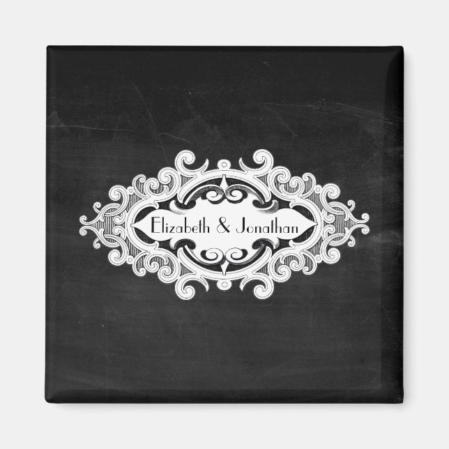 Imán Boda Edwardian Vintage (Frente)