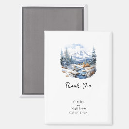 Imán Boda Favor Navidades Aventura Matrimonio al Aire L