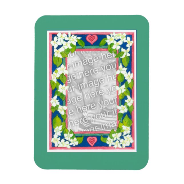 Imán Boda Foto subida Fridge Magnet (Vertical)