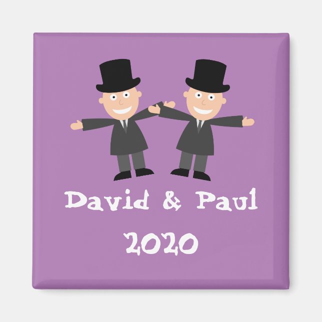 Imán Boda gay (Frente)