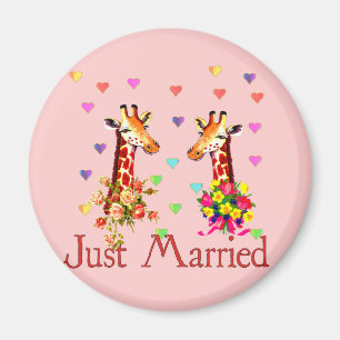 Imán Boda Giraffes