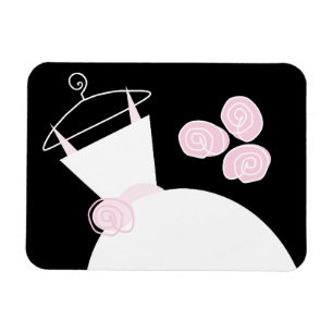 Imán Boda Gown Pink black horizontal