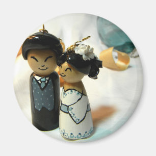 Imán Boda I de Kokeshi