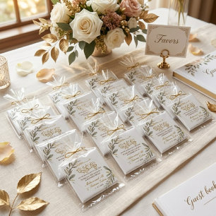 Imán Boda Musulmana Elegancia Hojas de Oro