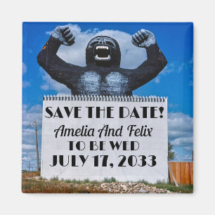 Imán Boda Offbeat, Boda divertido, Boda único