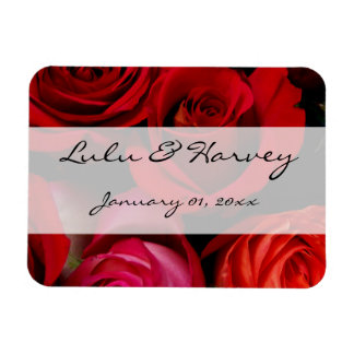 Imán Boda personal de Red Rose Bouquet