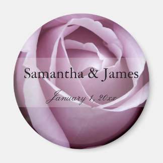 Imán Boda personal Rosa morado suave