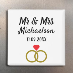 Imán Boda personalizado