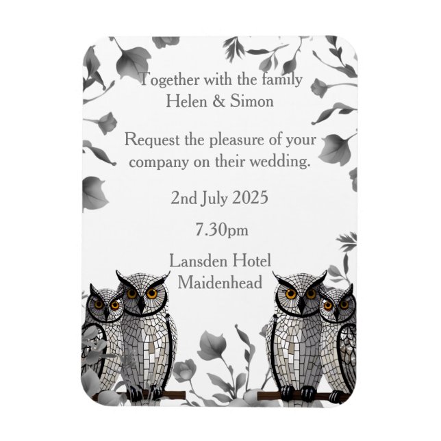 Imán Boda personalizado (Vertical)