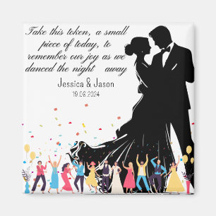 Imán Boda Personalizado Favor, regalos de Personalizado