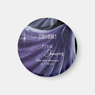 Imán Boda púrpura moderno con ducha de novia #2