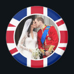 Imán Boda real<br><div class="desc">Este es el beso en el balcón entre el Príncipe William y Catherine el día de su Boda Real, el 29 de abril de 2011. Esta es una versión revisada de una fotografía de John Pannell, publicada al público el 30 de abril de 2011.</div>
