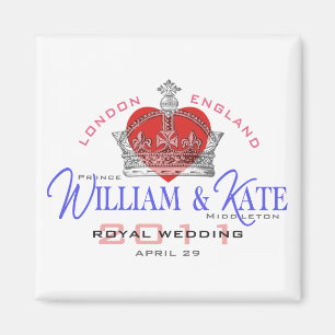 Imán Boda real de Guillermo y de Kate