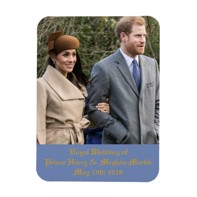 Imán Boda Real del Príncipe Harry y Meghan Markle (Vertical)
