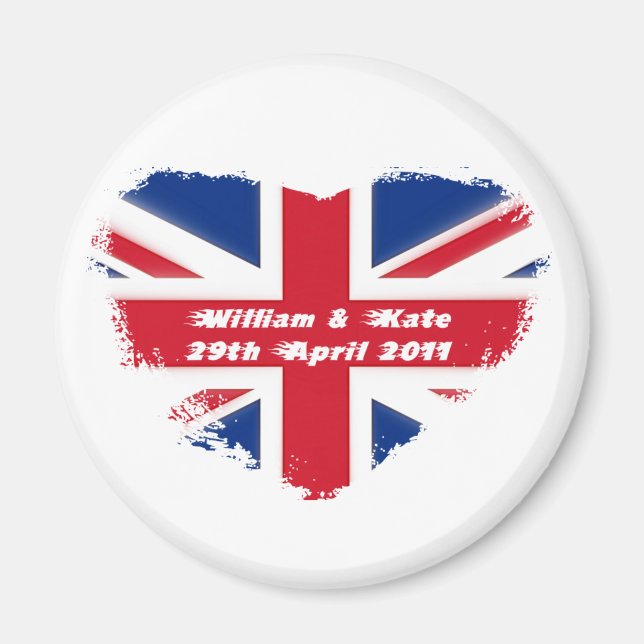 Imán Boda Real - Kate & William (Frente)