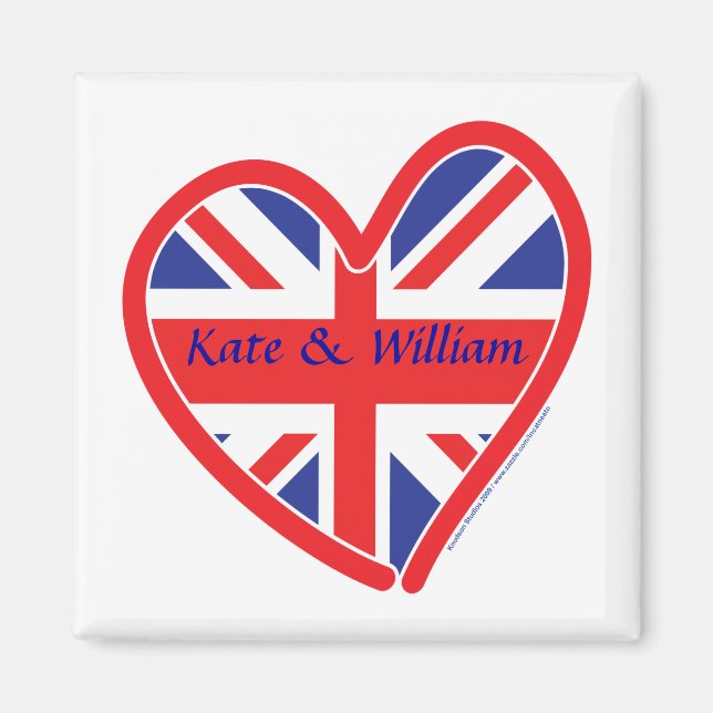 Imán Boda Real/Kate/William (Frente)