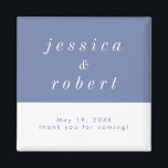 Imán Boda simple de Airy Pastel Minimalista<br><div class="desc">Un imán de referencia boda simple y minimalista con un tema claro en tonos pastel y blanco. Perfecto para dar siempre a su boda.</div>