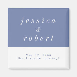 Imán Boda simple de Airy Pastel Minimalista