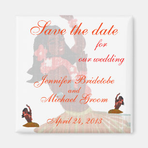 Imán Boda tropical de la hawaiana de Hula