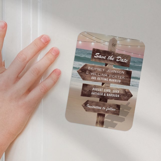 Imán Boda tropical Destino Guardar la fecha (Subido por el creador)