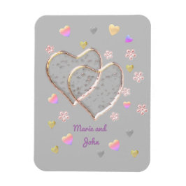 Imán Boda Vintage, personalizado