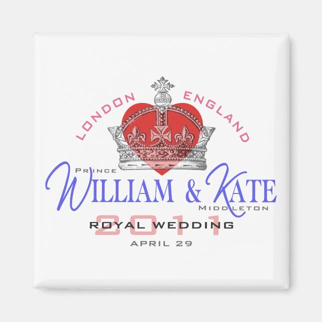 Imán Boda William & Kate Royal (Frente)