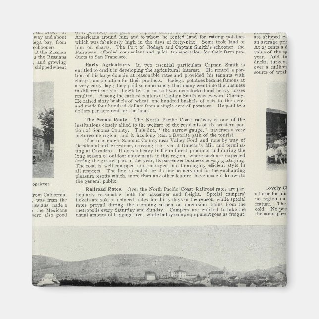 Imán Bodega, California (Frente)