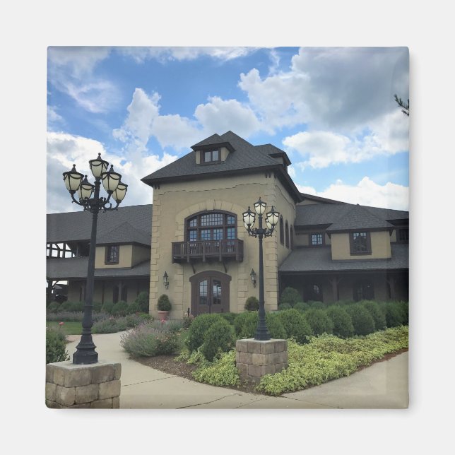 Imán Bodega Chateau Morrisette, Floyd, Virginia (Frente)