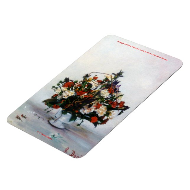 Imán Bodegón de flores (Lado Izquierdo)