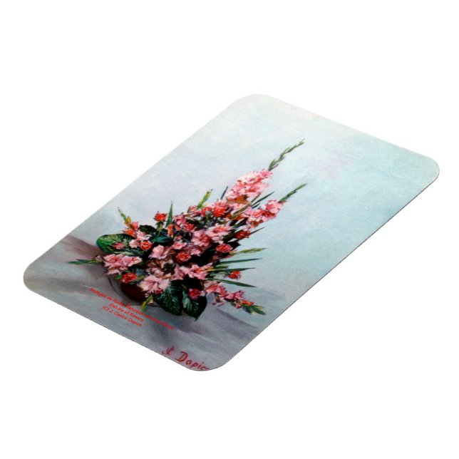Imán Bodegón de flores/Vida residual de las flores (Lado Izquierdo)