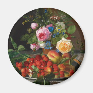 Imán Bodegón Rosas y Fresas de Otto Ottesen