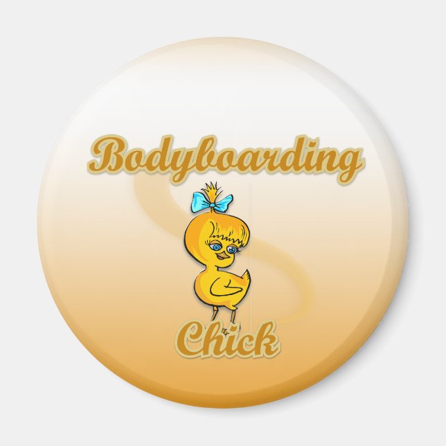 Imán Bodyboarding Chick (Frente)