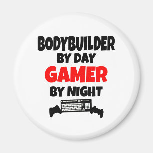 Imán Bodybuilder por videojugador del día por noche