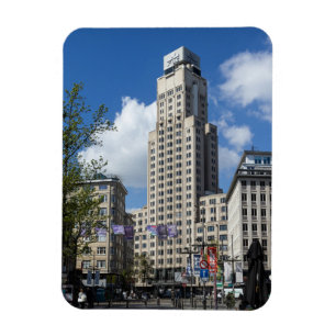 Imán Boerentoren Art Déco, paisaje urbano de Amberes