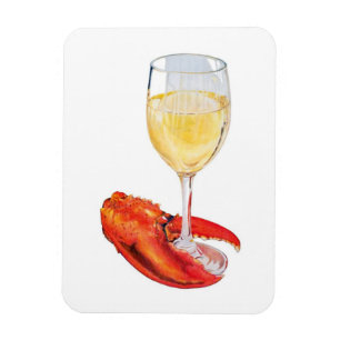 Imán Bogavante y vino